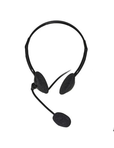 Cuffia Con Microfono Orientabile, Connettore Usb E Controllo Volume