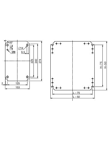 Piastra Int. Lam. 600X400