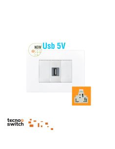 Caricatore Usb 2A 5V Attacco Keyston