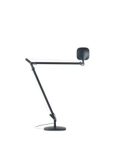 Fontana Arte Volee Lampada Tavolo Media Grigio Scuro