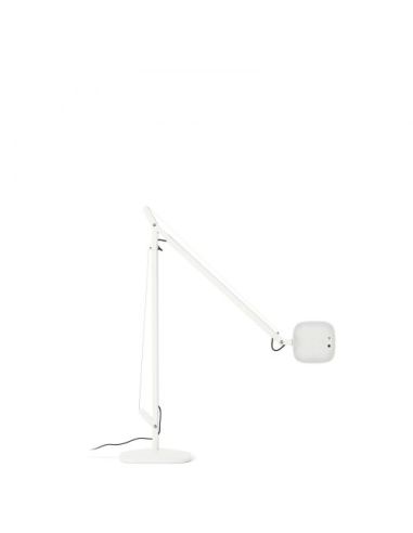 Fontana Arte Volee Lampada Tavolo Media Bianco