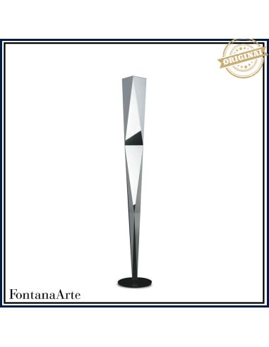 Fontana Arte Vertigo Lampada Terra Grande Cromo