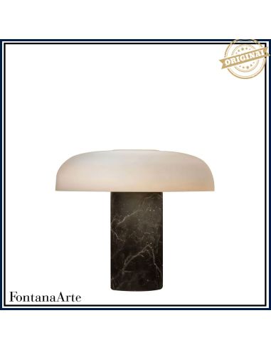 Fontana Arte Tropico Lampada Tavolo Media Nero