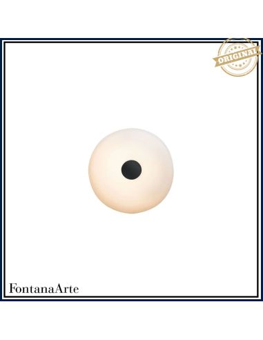 Fontana Arte Tropico Lampada Parete O Plafone Piccola Nero