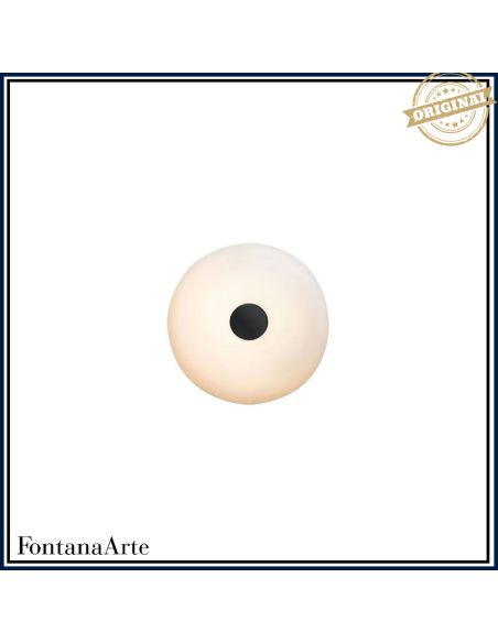 Fontana Arte Tropico Lampada Parete O Plafone Piccola Nero