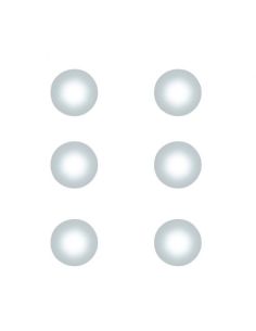 Lampada Fontana Arte Sole Bianca Confezione 6 Pezzi versione Rotonda