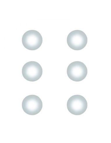 Lampada Fontana Arte Sole Bianca Confezione 6 Pezzi versione Rotonda