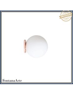 Fontana Arte Pallina Lampada Parete Piccola Oro Rosa