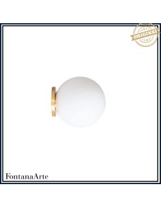 Fontana Arte Pallina Lampada Parete Piccola Ottone
