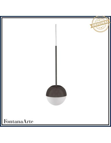 Fontana Arte Pallina Lampada Sospensione Piccola Nero