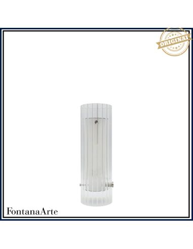 Fontana Arte Lasospesa Lampada Tavolo Rosa Trasparente