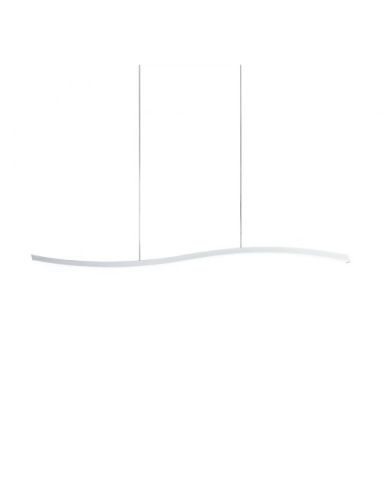 Fontana Arte Serpentine Lampada Sospensione Media Bianco