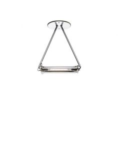 Fontana Arte Scintilla Lampada Sospensione Grande Cromo