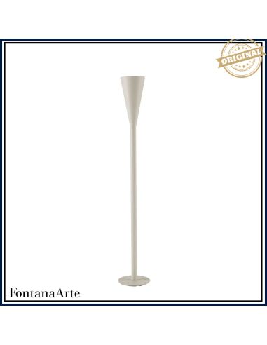 Fontana Arte Riluminator Lampada Terra Grande Bianco