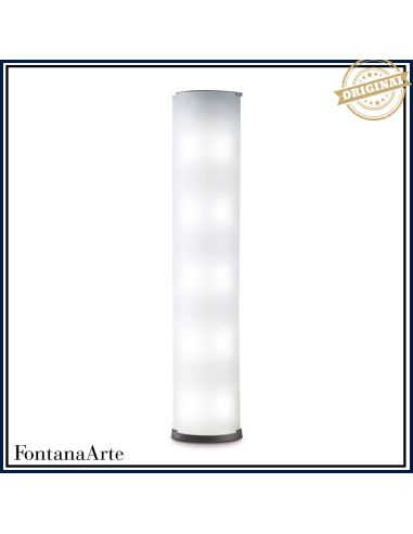 Pirelli Lampada Terra Grande Nichelato Satinato/Spazzolato E Bianco