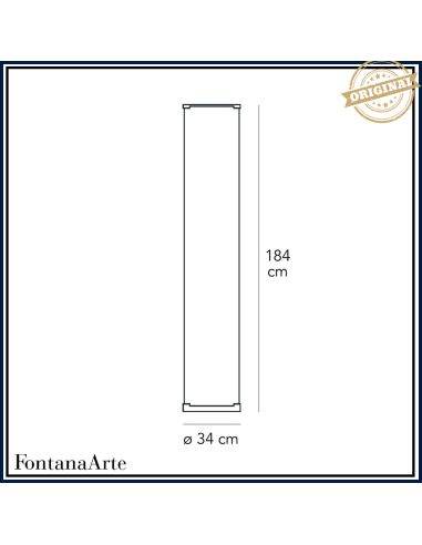 Pirelli Lampada Terra Grande Nichelato Satinato/Spazzolato E Bianco