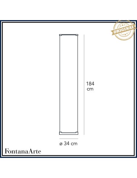 Pirelli Lampada Terra Grande Nichelato Satinato/Spazzolato E Bianco
