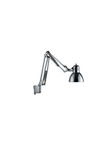 Fontana Arte Naska Lampada Parete Piccola Cromo