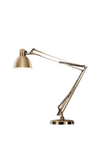 Fontana Arte Naska Lampada Tavolo Grande Oro