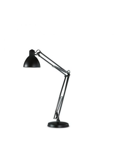 Fontana Arte Naska Lampada Tavolo Grande Nero