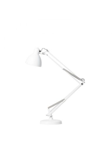 Fontana Arte Naska Lampada Tavolo Grande Bianco