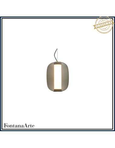 Fontana Arte Meridiano Lampada Sospensione Media Nero E Fume'