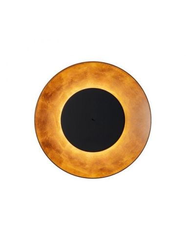 Fontana Arte Lunaire Plafone/Lampada Parete Media Rame E Nero