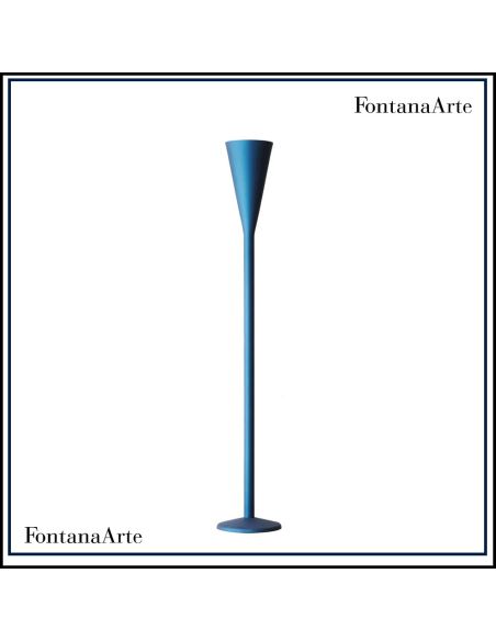 Luminator Lampada Terra Grande Blu Fontana Arte
