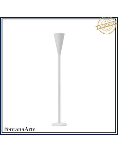 Luminator Lampada Terra Grande Bianco Fontana Arte