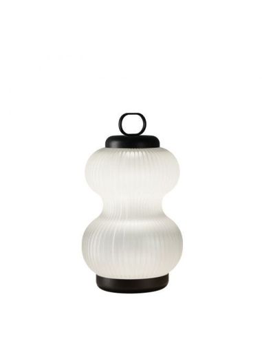 Kanji Lampada Tavolo Media Nero E Bianco Fontana Arte