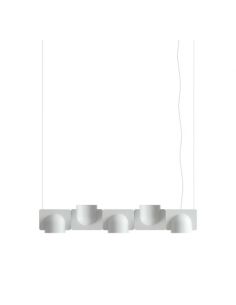 Igloo Lampada Sospensione Grande Grigio Chiaro Fontana Arte