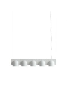 Igloo Lampada Sospensione Grande Grigio Chiaro Fontana Arte