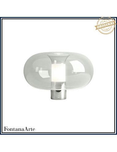 Lampada Da Lampada Tavolo Grande Cromo Fontana Arte