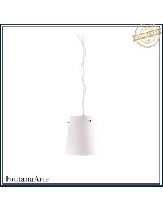 Fontana Lampada Sospensione Piccola Bianco Fontana Arte