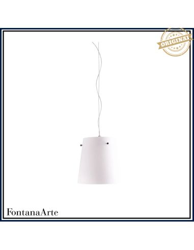 Fontana Lampada Sospensione Piccola Bianco Fontana Arte