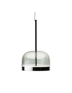 Equatore Lampada Sospensione Grande Nero Fontana Arte