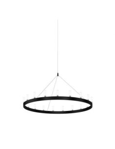 Chandelier Lampada Sospensione Media Nero E Bianco Fontana Arte