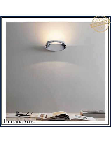 Bonnet Lampada Parete Media Alluminio Fontana Arte