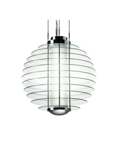 0024V Lampada Sospensione Grande Trasparente Fontana Arte