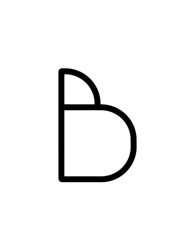 Artemide Alphabet Of Light Lampada Da Parete 'B' Uppercase