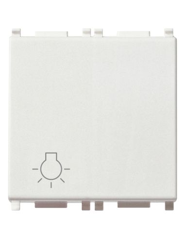 Pulsante 1P No 10A Luce 2M Bianco