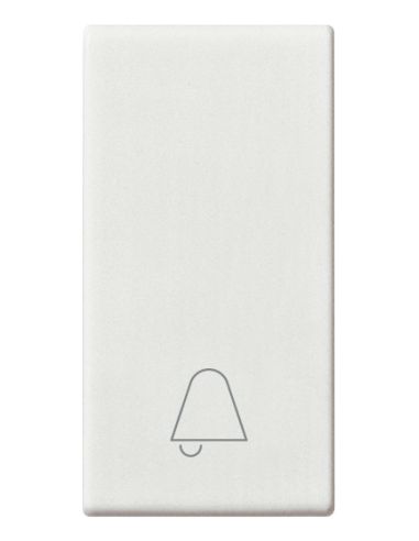 Tasto 1M Simbolo Campanello Bianco