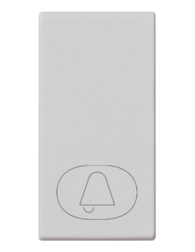 Tasto 1M Simbolo Campanello Silver