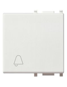 Tasto 2M Simbolo Campanello Bianco