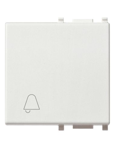 Tasto 2M Simbolo Campanello Bianco