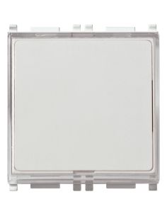 Pulsante Targhetta 1P No 10A 250V Bianco