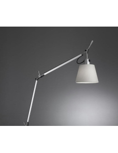 Artemide Tolomeo Tavolo Con Diffusore Basculante Raso Senza Base