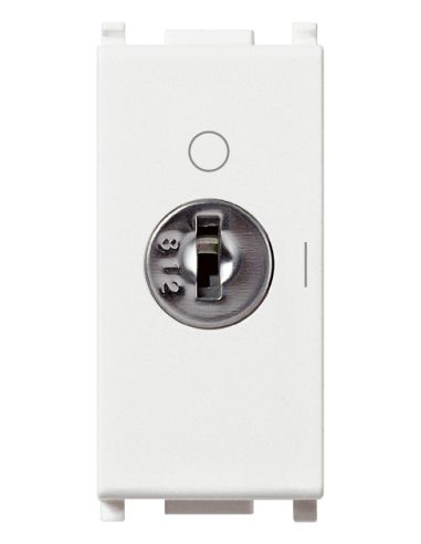 Interruttore 2P 16Ax Chiave Bianco