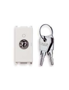 Interruttore 2P 16Ax Chiave Off Bianco