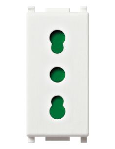 Presa 2Pt 16A P17/11 Bianco